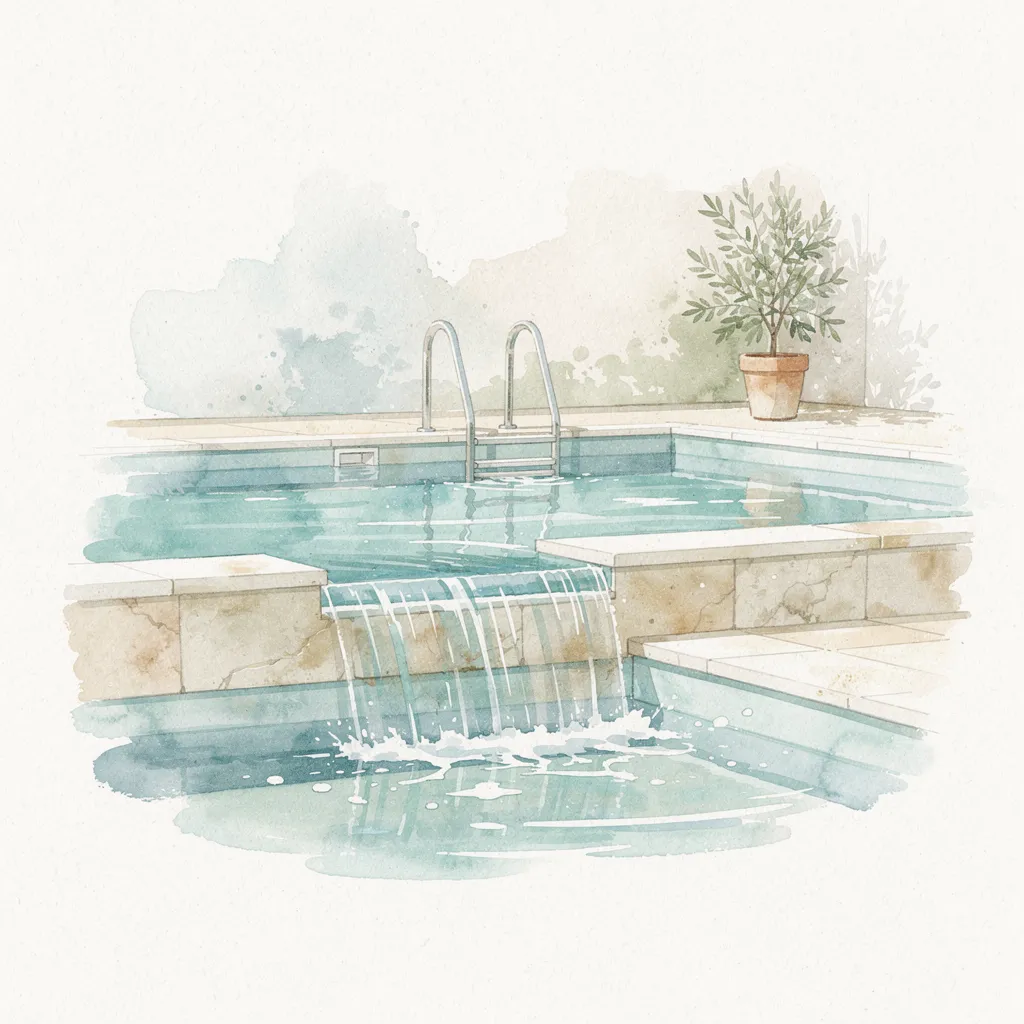cascade piscine
