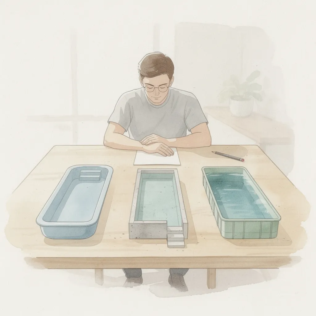 coque, béton ou kit : quelle solution pour votre projet ?