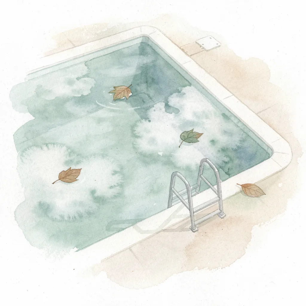 eau de piscine trouble