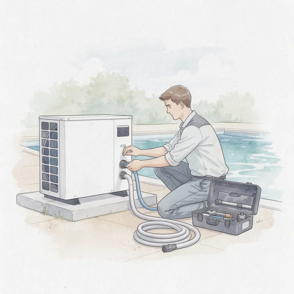 installation pompe a chaleur piscine