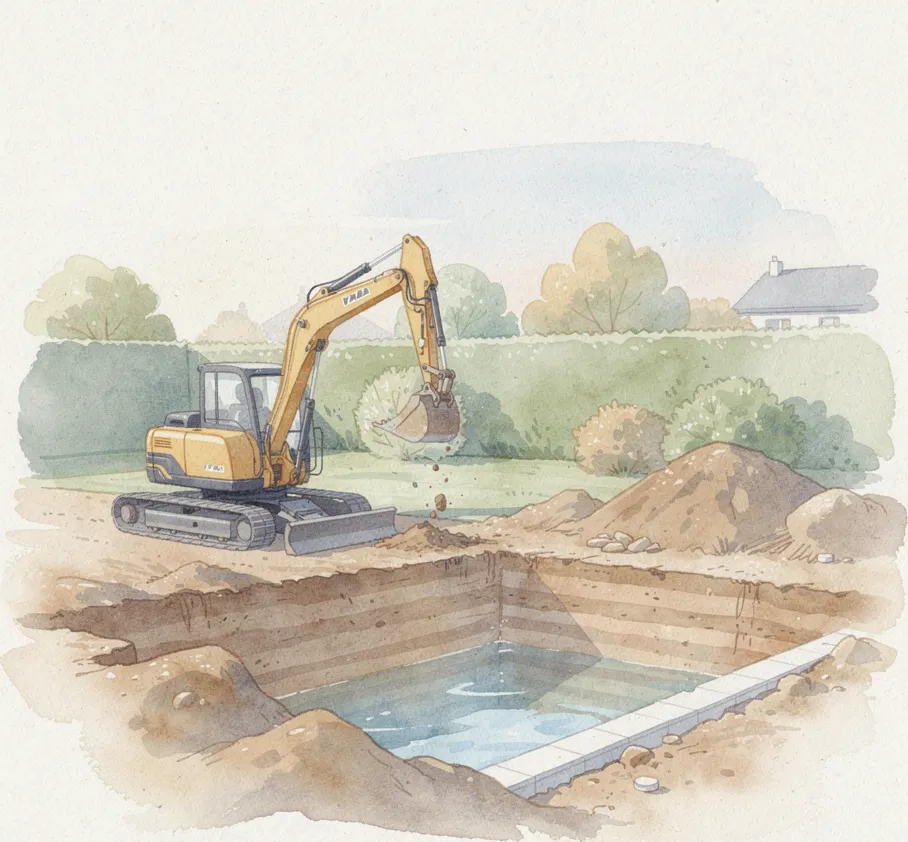 piscine creuser