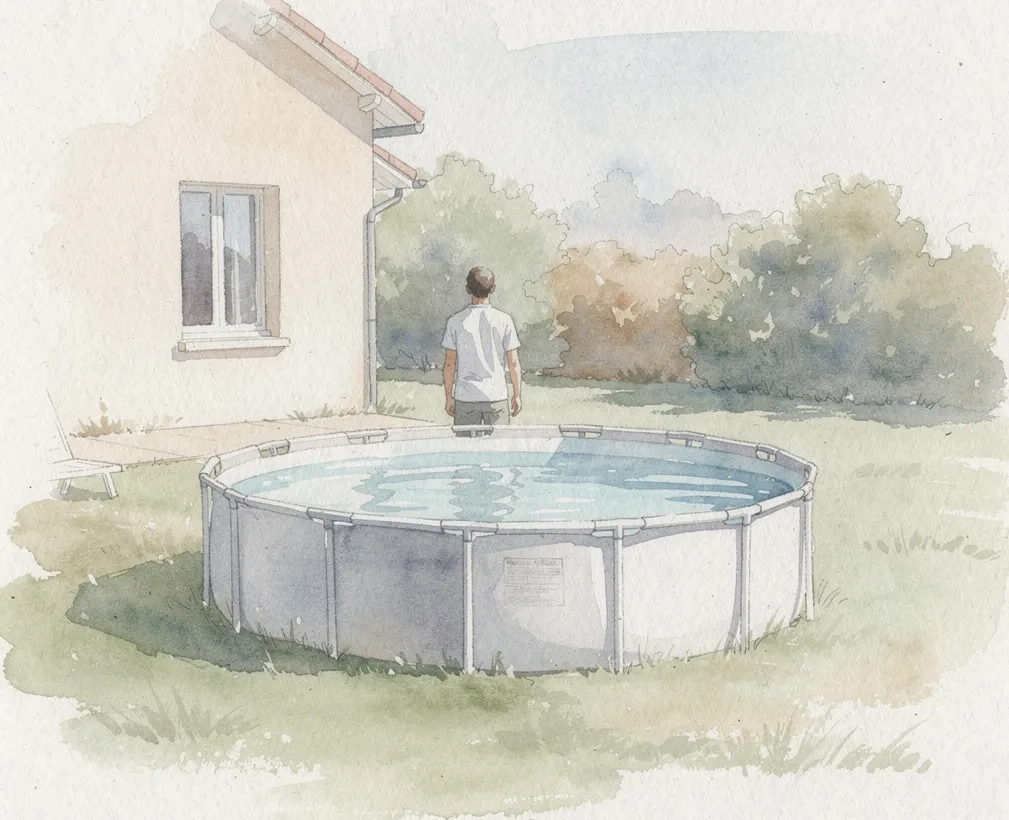 piscine non imposable