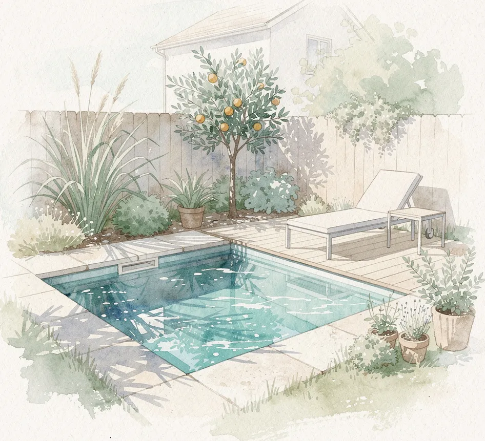 piscine pour petit jardin