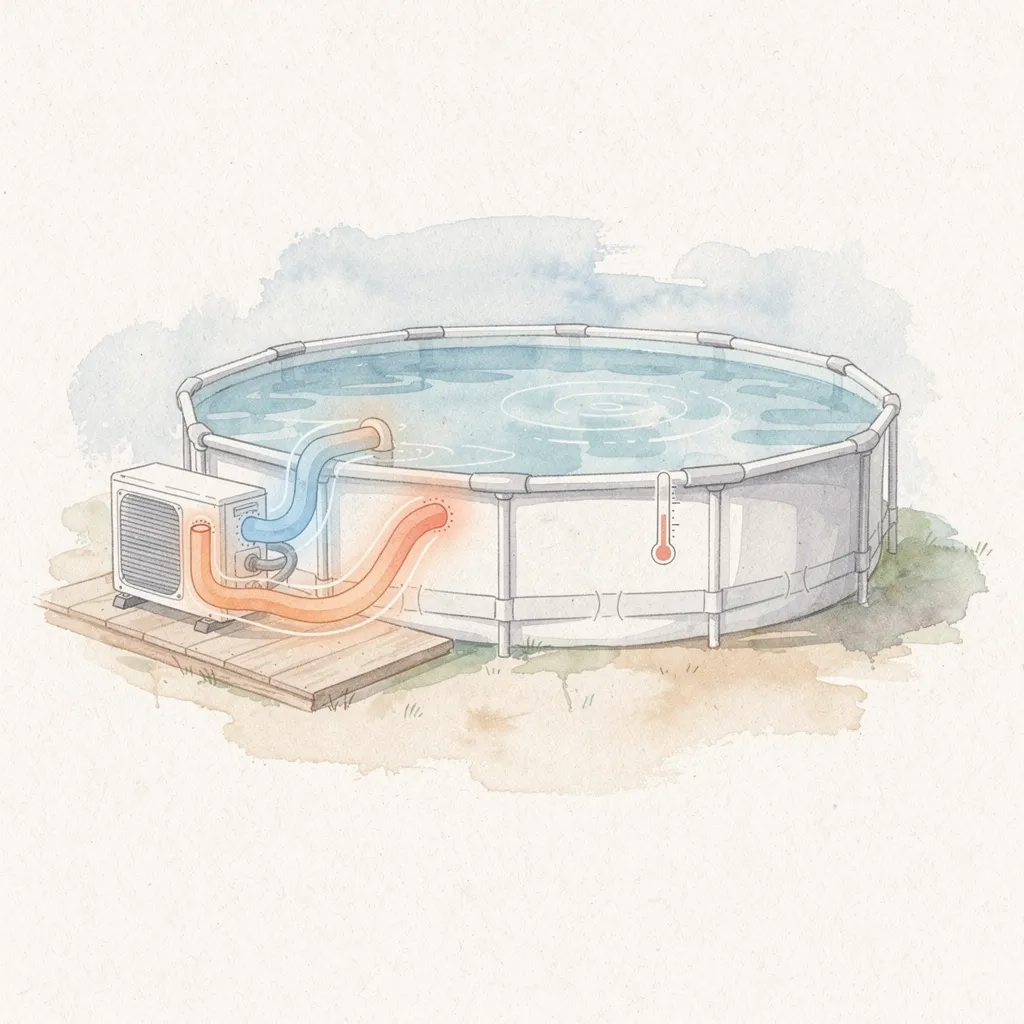 comment fonctionne une pac pour piscine hors-sol ?