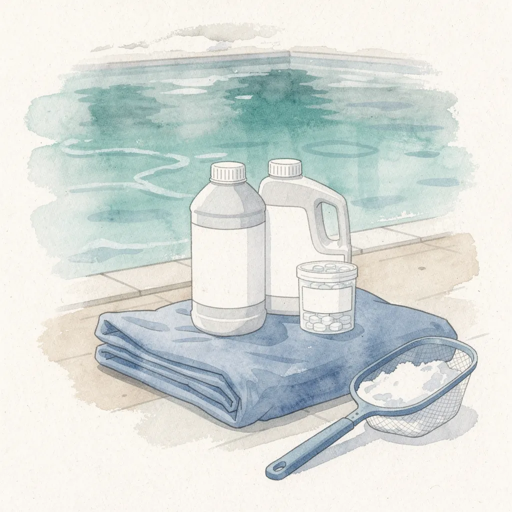 produit pour piscine hiver