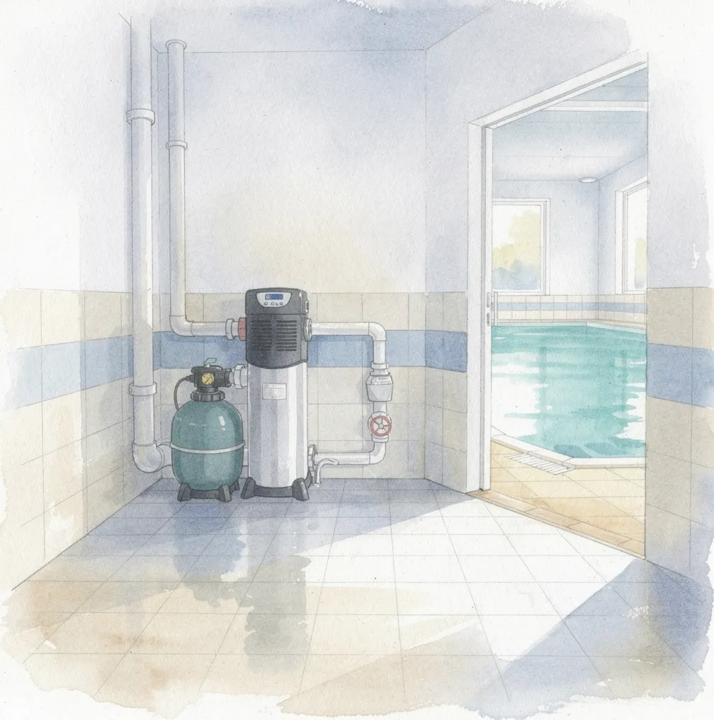 Local technique de piscine : hors-sol, enterré ou préfabriqué ?