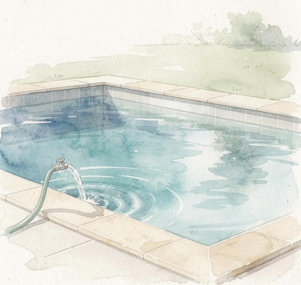 Mise en eau piscine : 6 étapes pour un bassin prêt à plonger