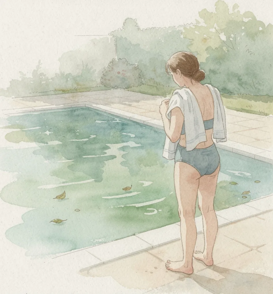 peut on se baigner dans une piscine verte