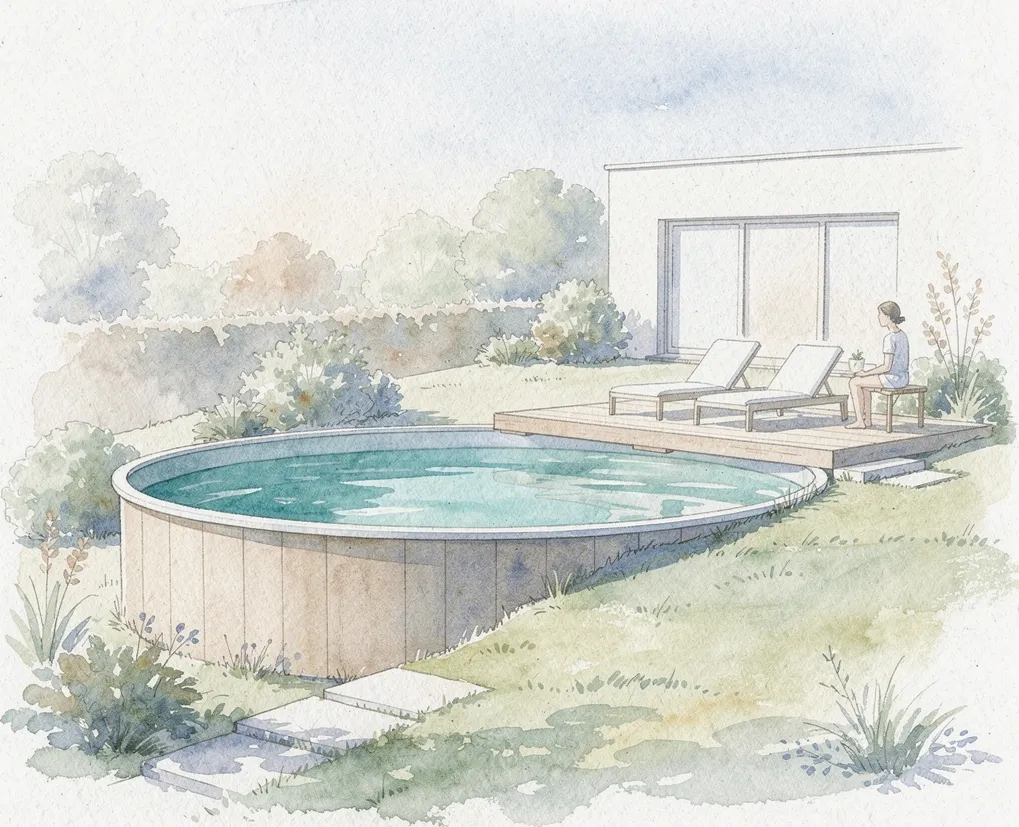 Hors sol ou semi-enterrée : quelle piscine choisir pour votre jardin ?