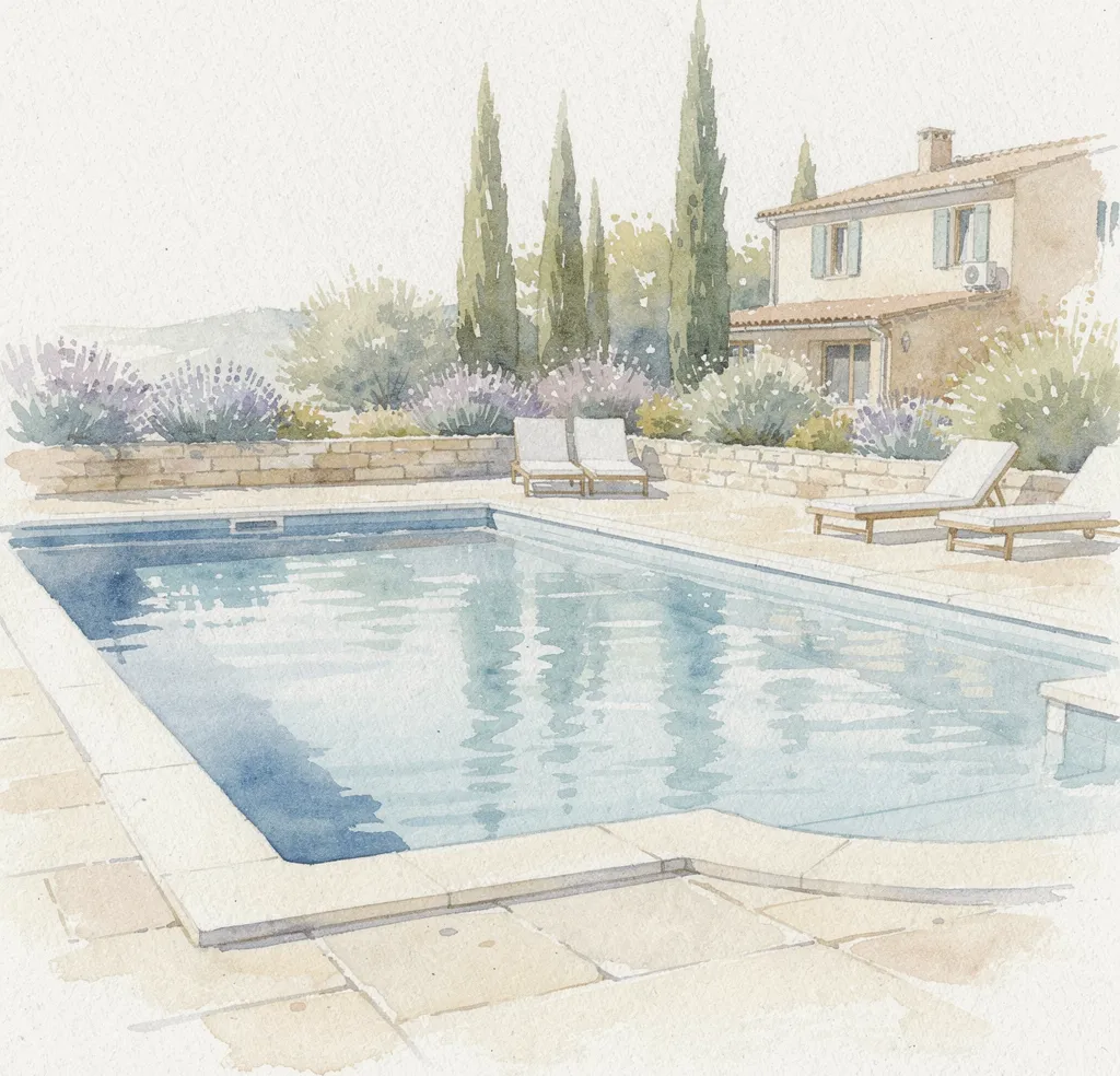 La piscine traditionnelle : 30 ans de durée de vie et une liberté de design totale