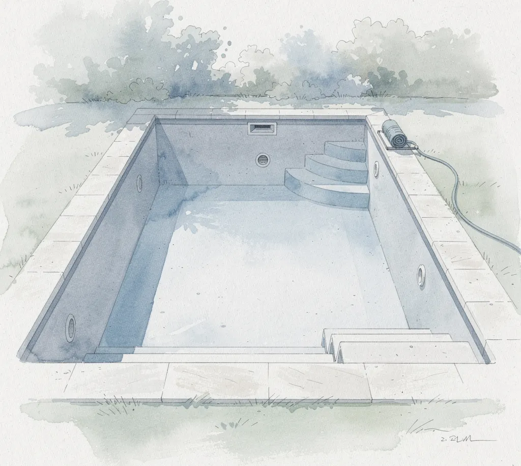 Schéma piscine : hydraulique, filtration et local en un coup d’œil