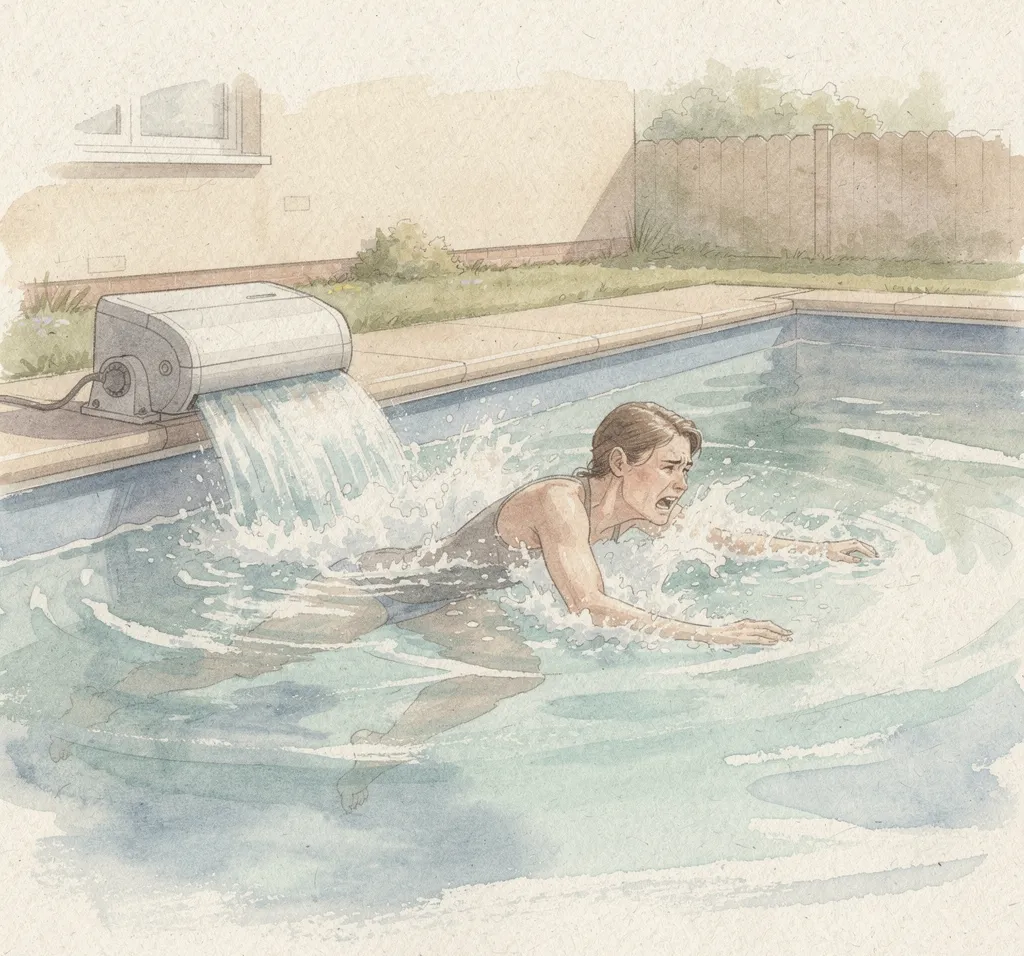 nage contre-courant piscine inconvénient
