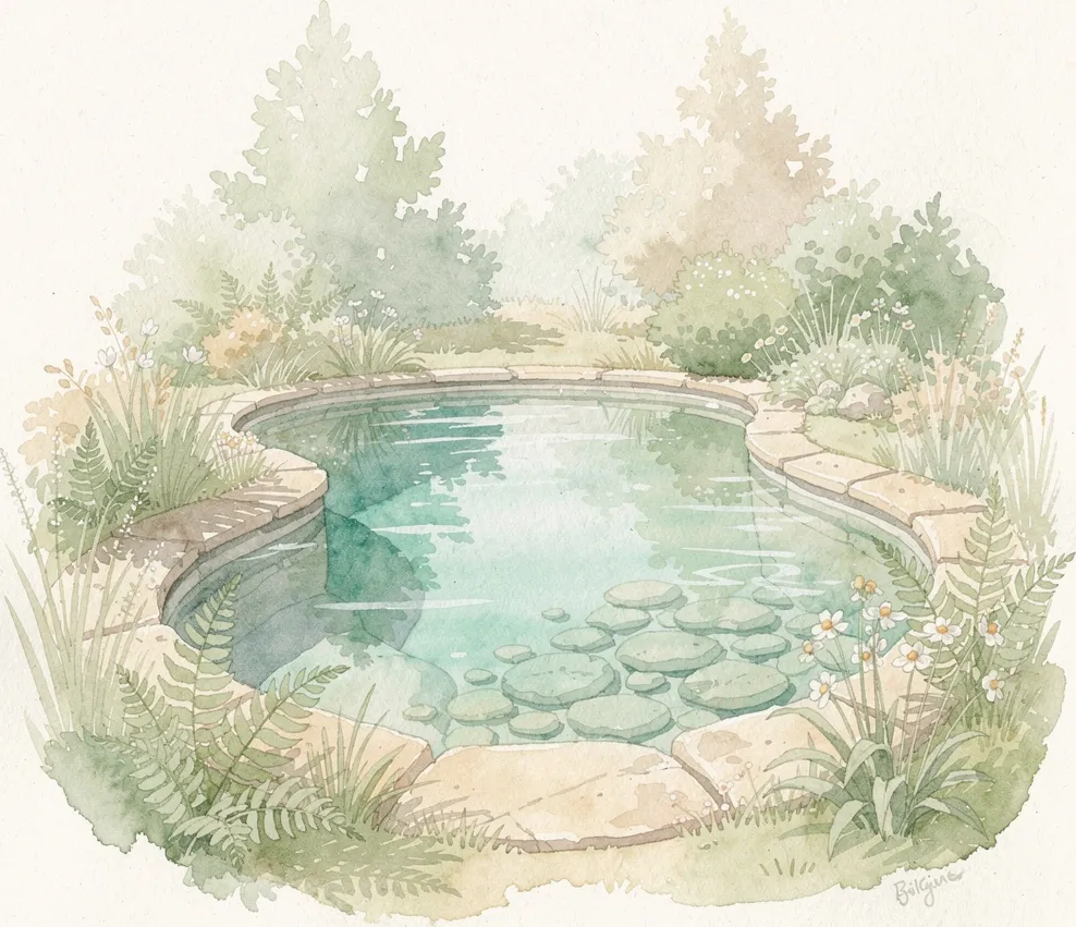 nature piscine