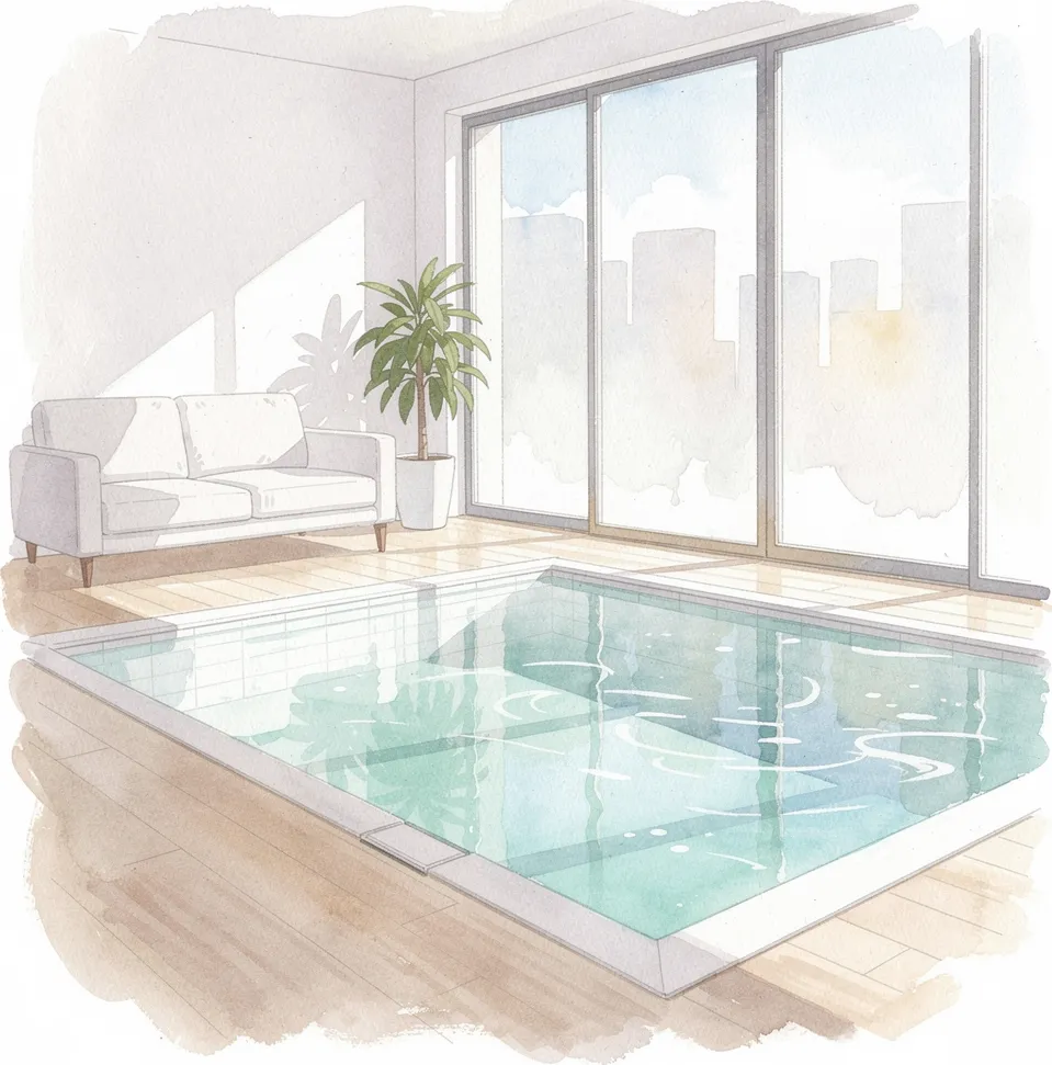 piscine appartement