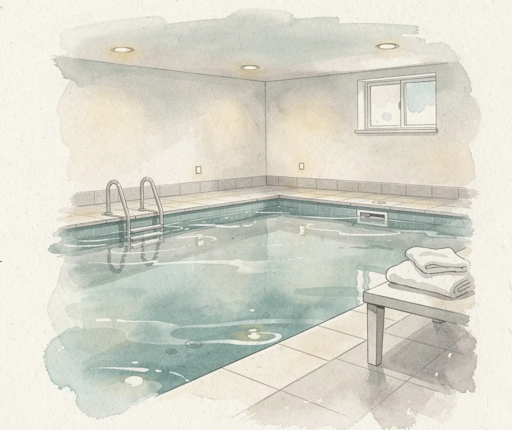 piscine au sous sol