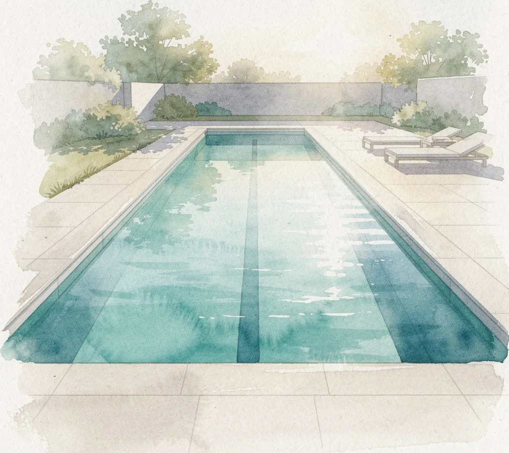 piscine couloir