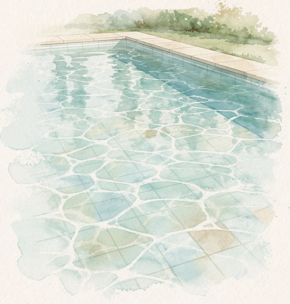 Retrouver et maintenir une eau de piscine claire